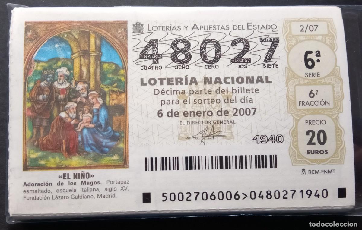 Loter&iacute;a Nacional: LOCS2 2007 COLECCION COMPLETA LOTERIA NACIONAL DE LOS SABADOS