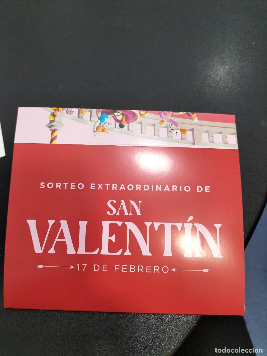 Loterie Nationale: SOBRE ESPECIAL LOTERIA 17 FEBRERO 2024 14/24 SORTEO SAN VALENTIN