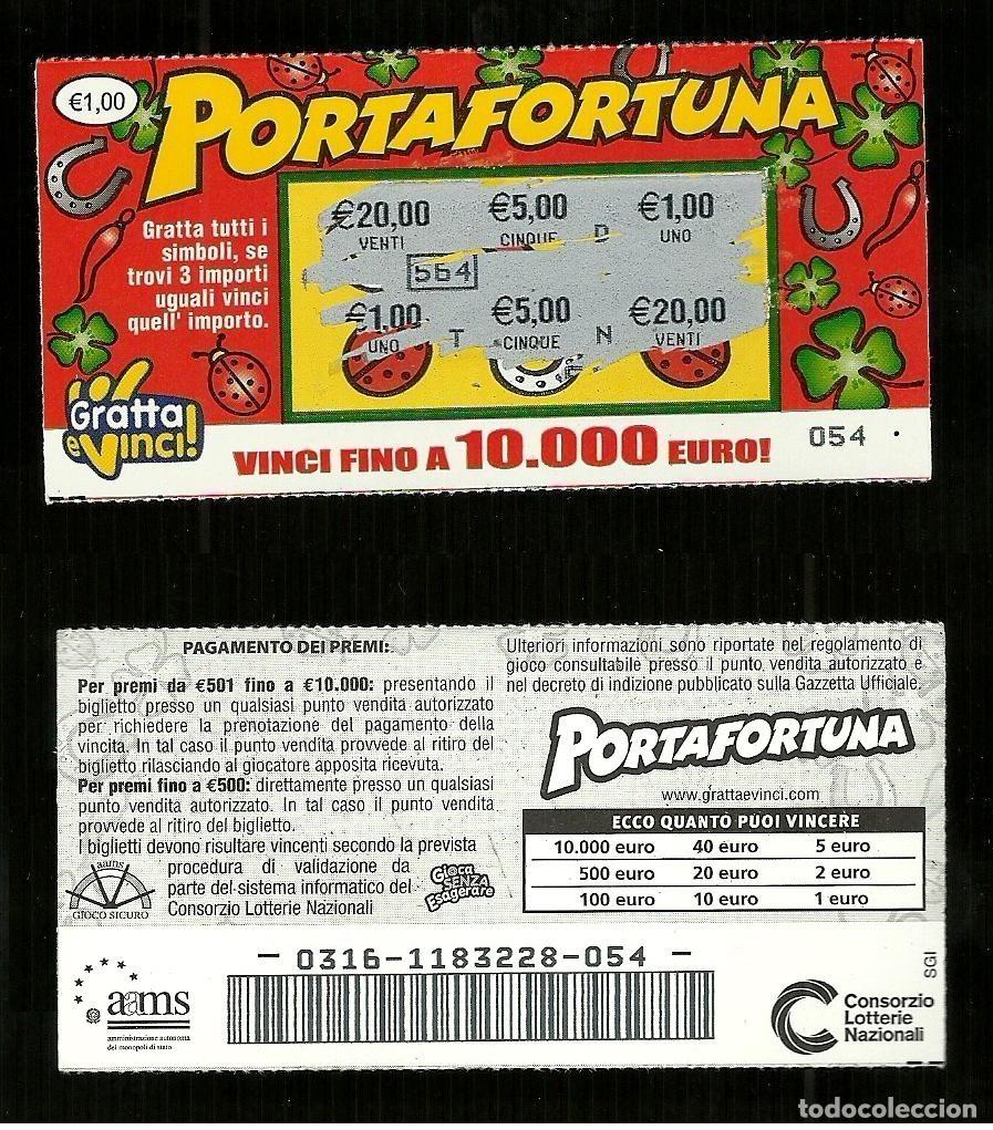 Loterie Nationale: Gratta e Vinci - Portafortuna - Lotto 0316 III