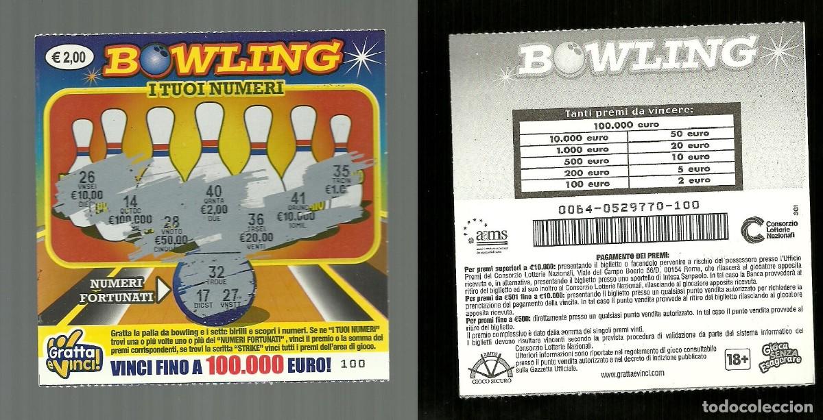 Loterie Nationale: Gratta e Vinci - Bowling - Lotto 64