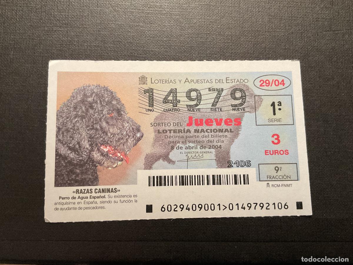 Loterie Nationale: DECIMO LOTERIA JUEVES N&ordm; 14979 SORTEO 29 A&Ntilde;O 2004