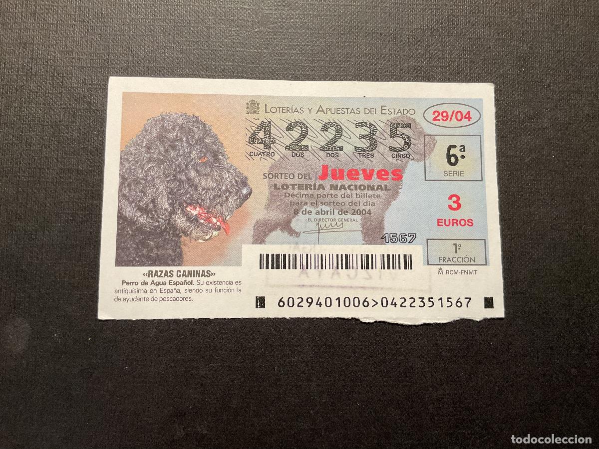 Loterie Nationale: DECIMO LOTERIA JUEVES N&ordm; 42235 SORTEO 29 A&Ntilde;O 2004
