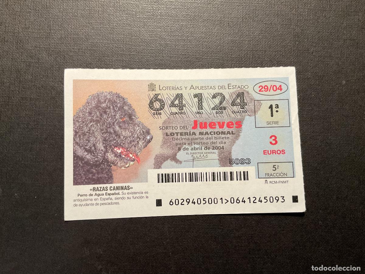 Loterie Nationale: DECIMO LOTERIA JUEVES N&ordm; 64124 SORTEO 29 A&Ntilde;O 2004