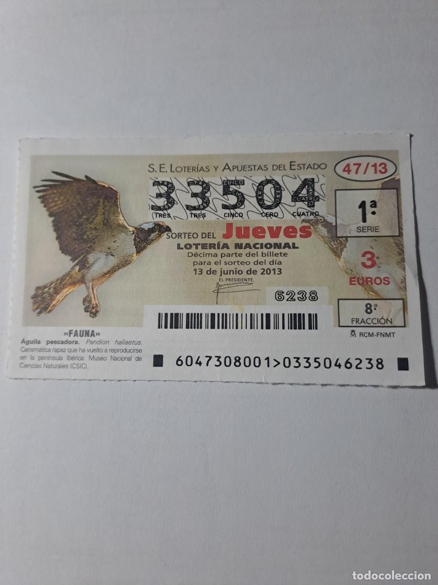 Nationale spanische Lotterie: Loteria Nacional Jueves 13 06 2013