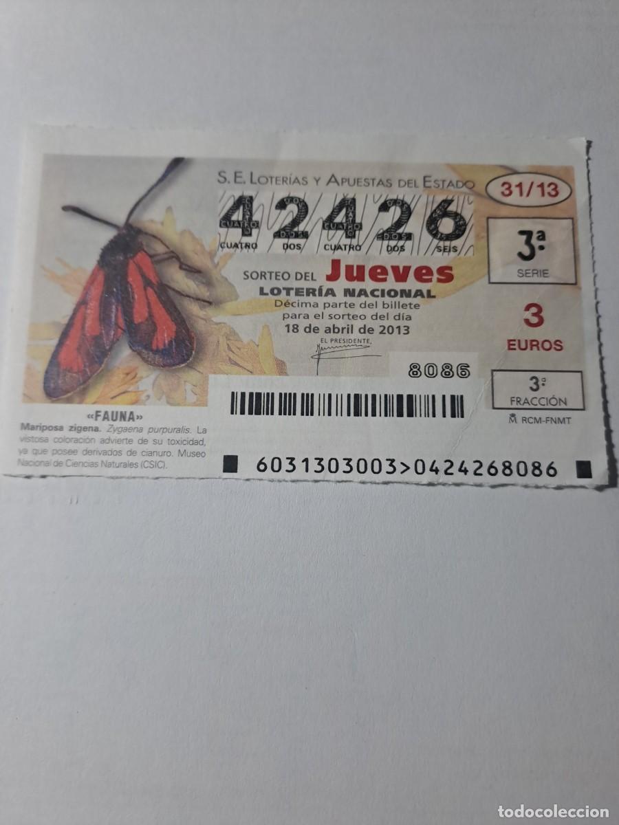 Nationale spanische Lotterie: Loteria Nacional Jueves 18 04 2013