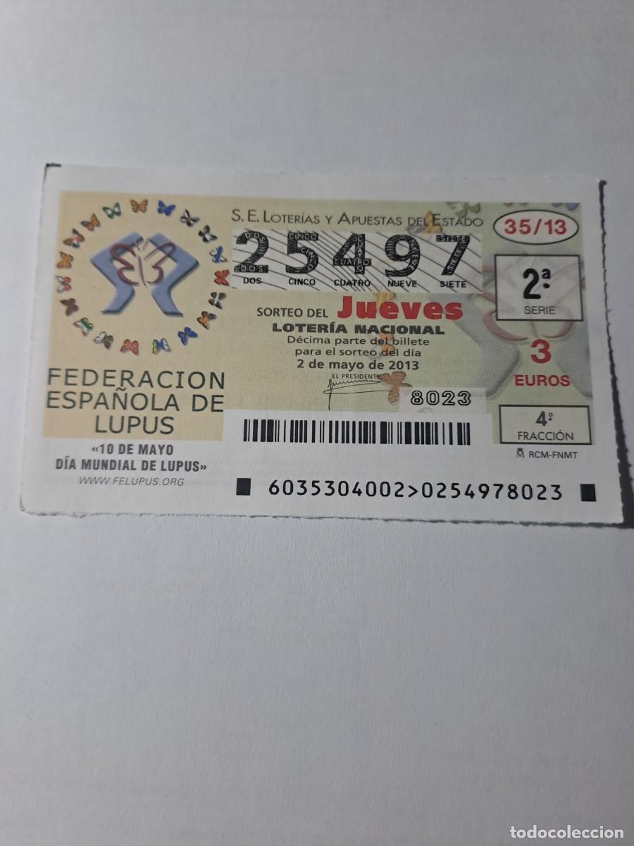 Nationale spanische Lotterie: Loteria Nacional Jueves 02 05 2013