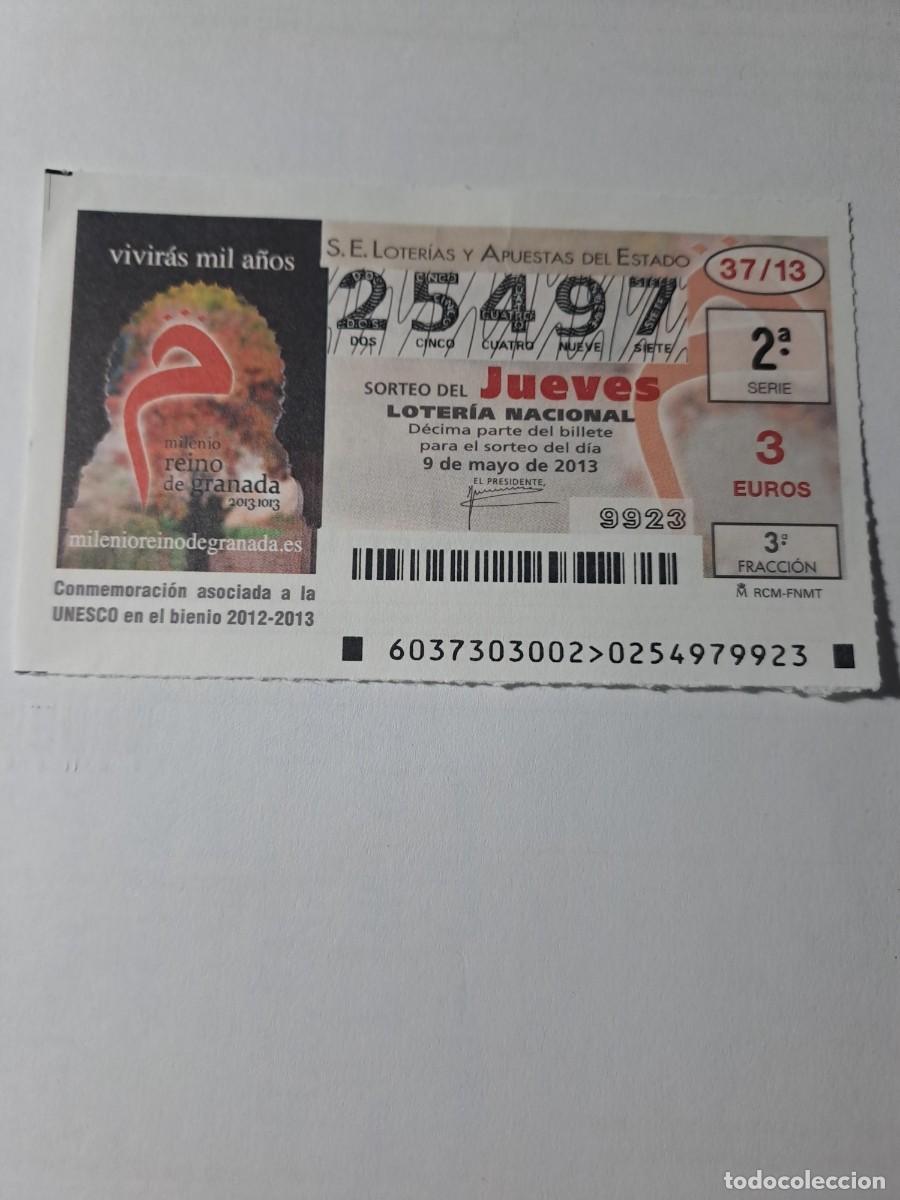 Nationale spanische Lotterie: Loteria Nacional Jueves 09 05 2013