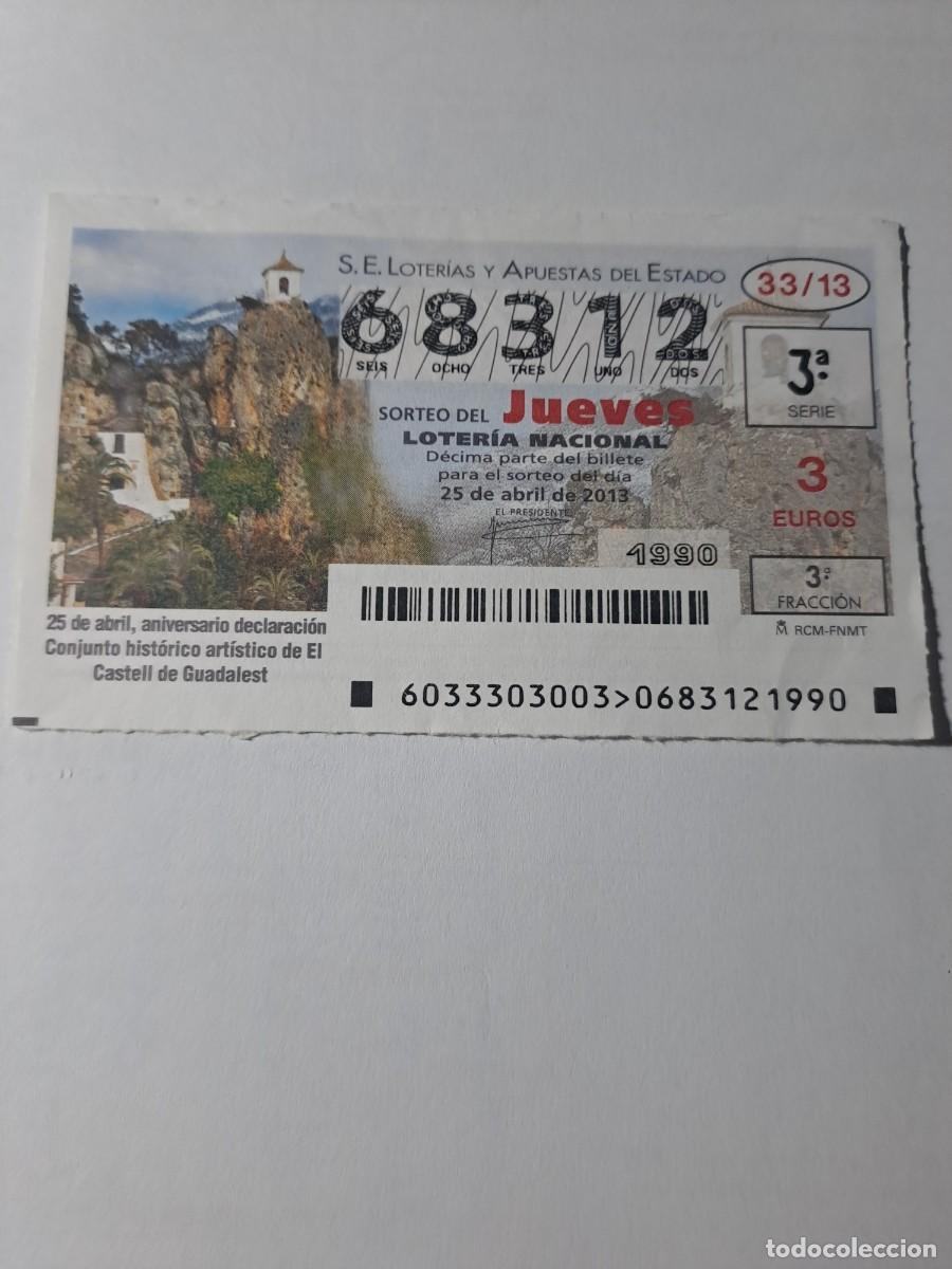 Nationale spanische Lotterie: Loteria Nacional Jueves 25 04 2013