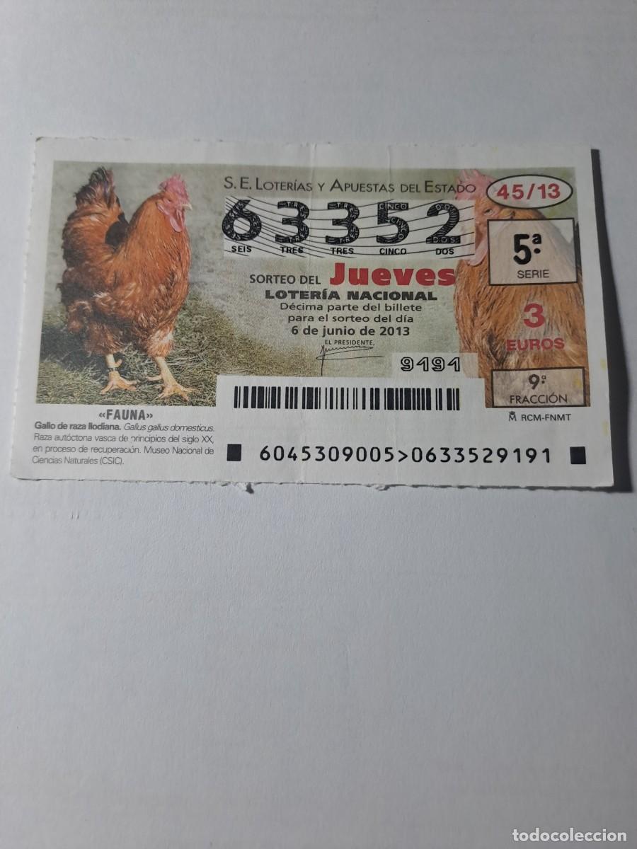 Nationale spanische Lotterie: Loteria Nacional Jueves 06 06 2013