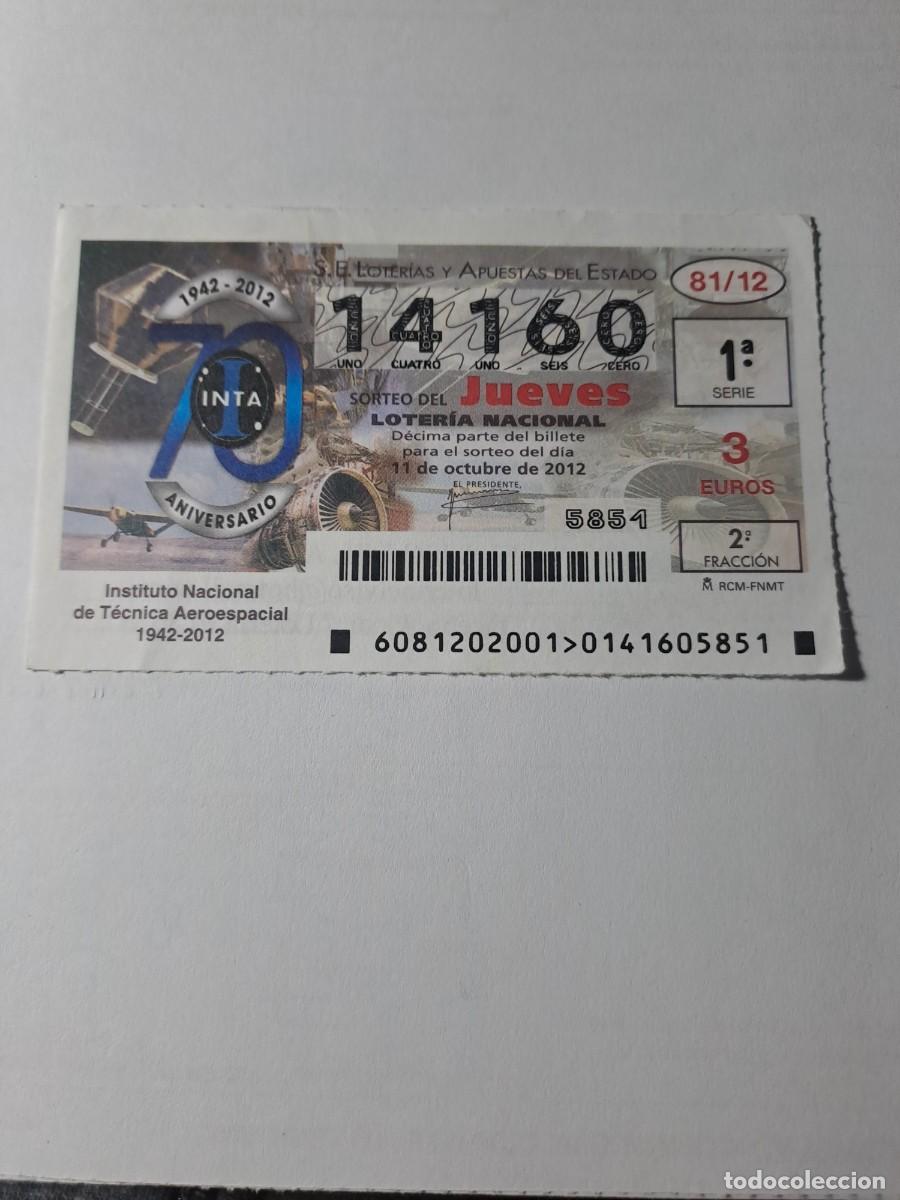 Nationale spanische Lotterie: Loteria Nacional Jueves 11 10 2012