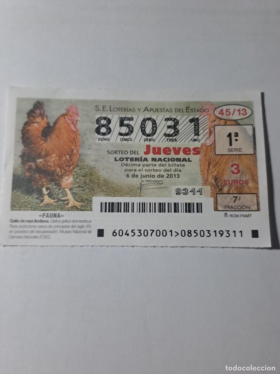 Nationale spanische Lotterie: Loteria Nacional Jueves 06 06 2013
