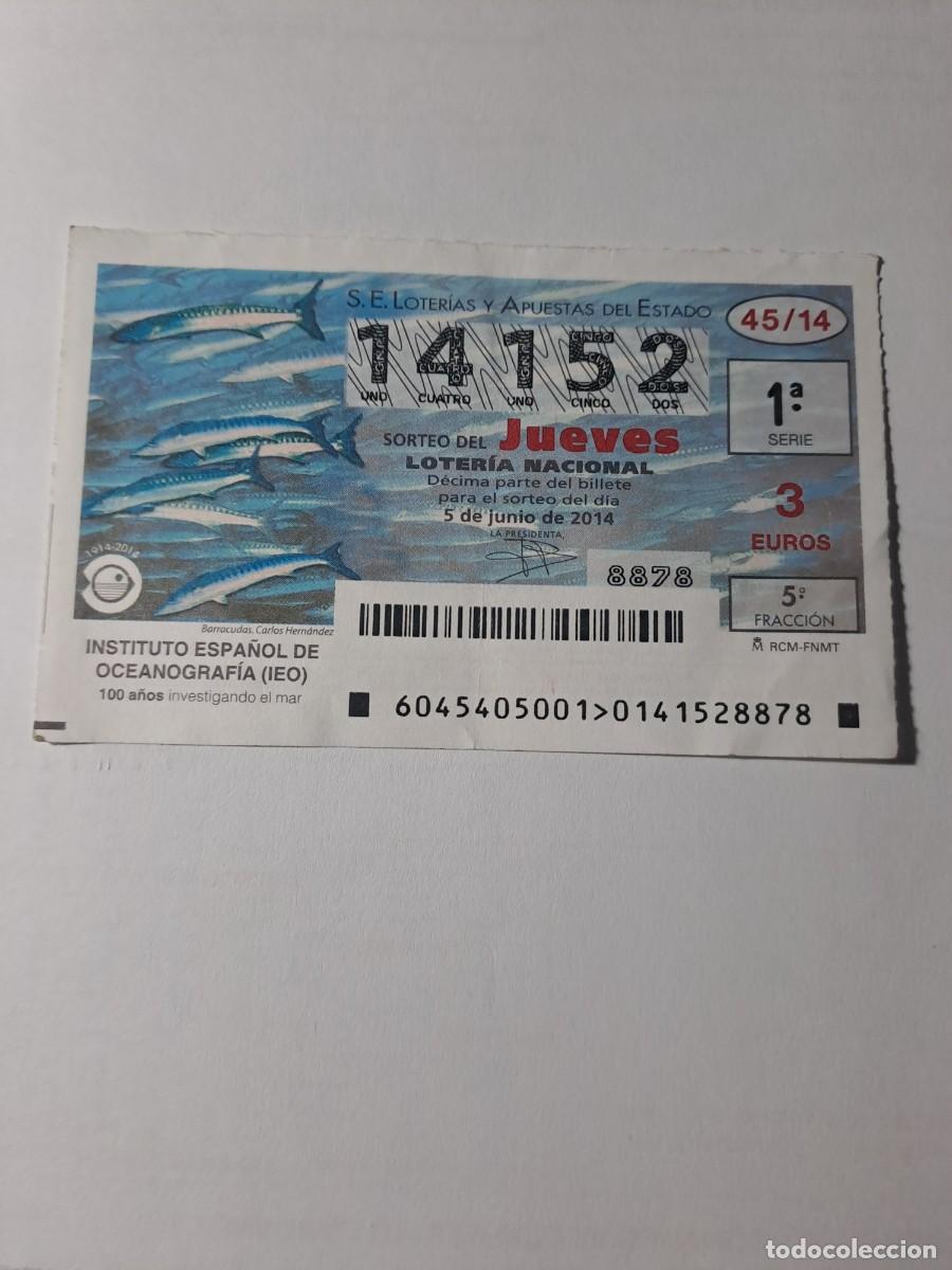 Nationale spanische Lotterie: Loteria Nacional Jueves 05 06 2014