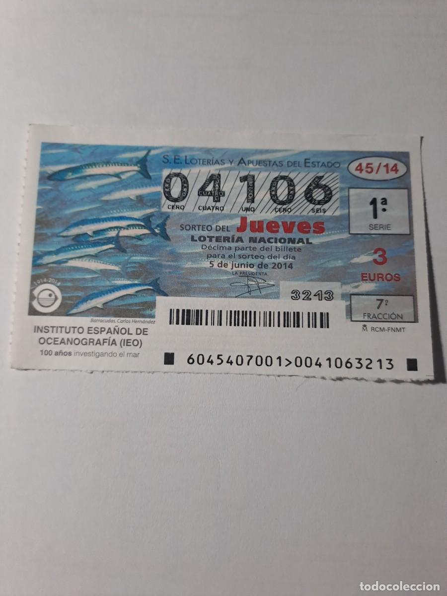 Nationale spanische Lotterie: Loteria Nacional Jueves 05 06 2014