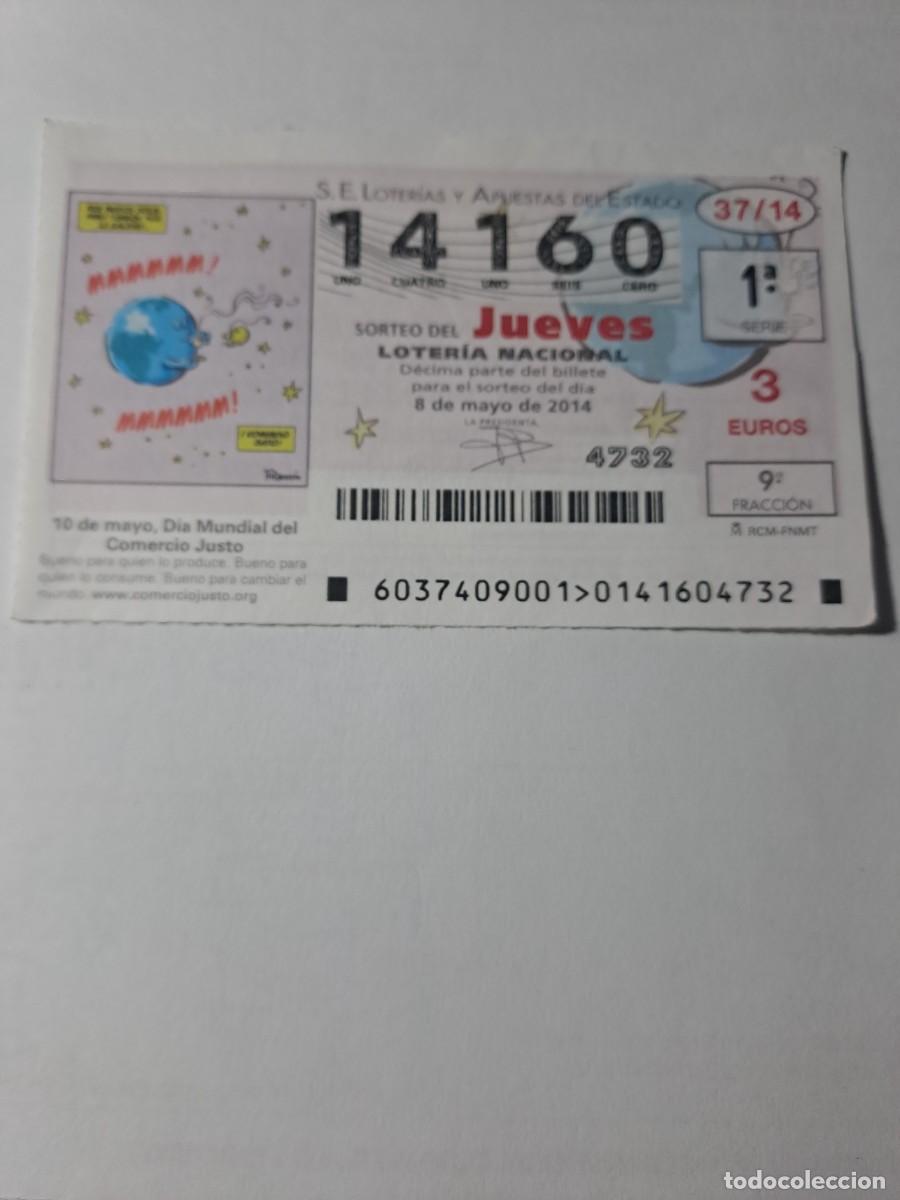 Nationale spanische Lotterie: Loteria Nacional Jueves 08 05 2014