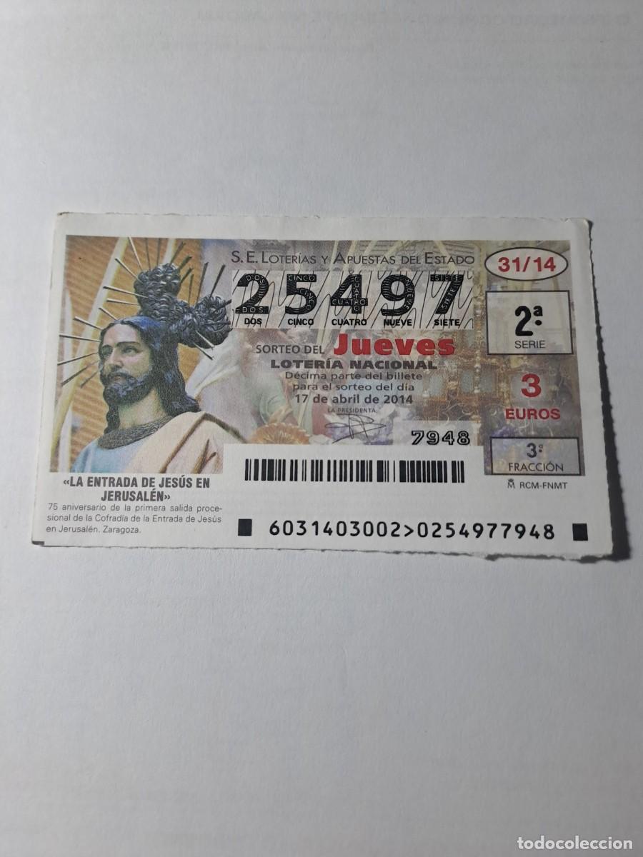 Nationale spanische Lotterie: Loteria Nacional Jueves 17 04 2014