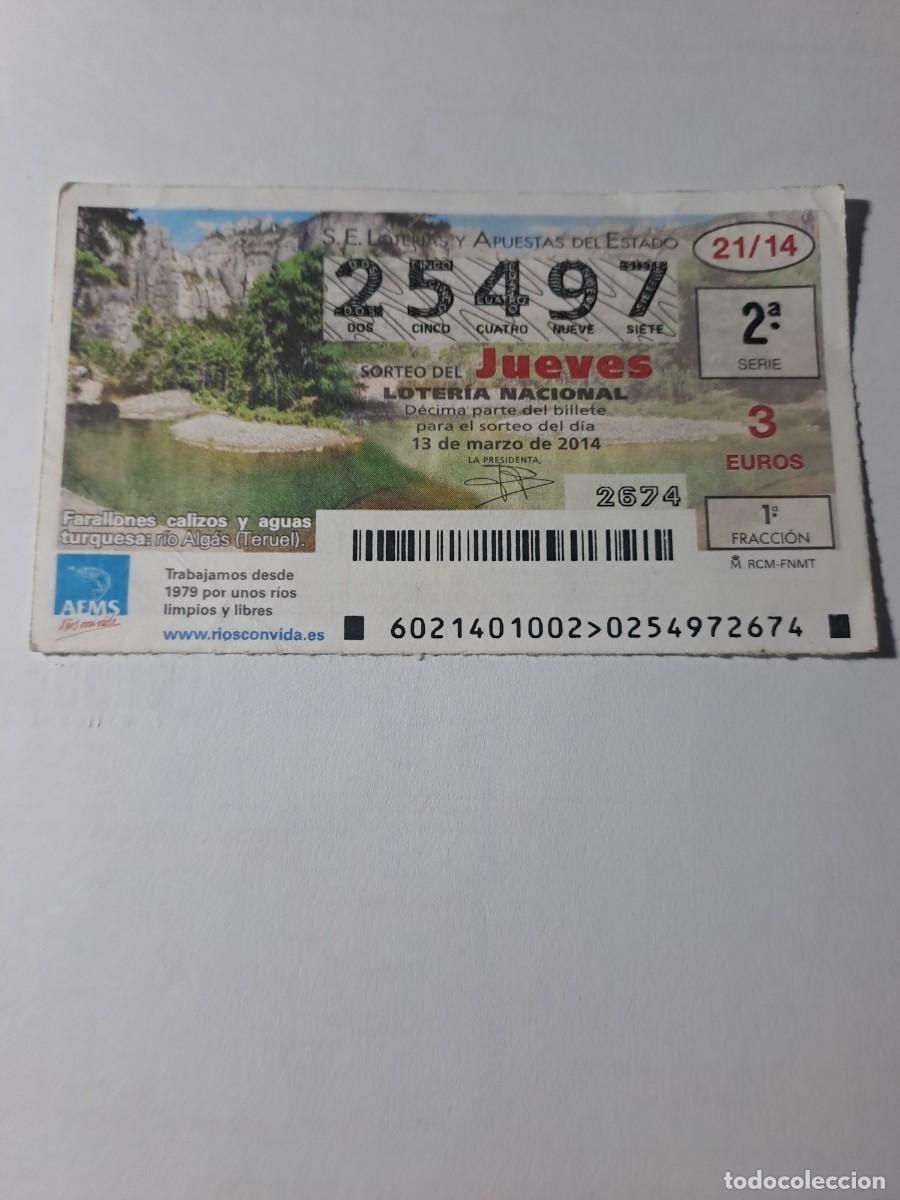 Nationale spanische Lotterie: Loteria Nacional Jueves 13 03 2014