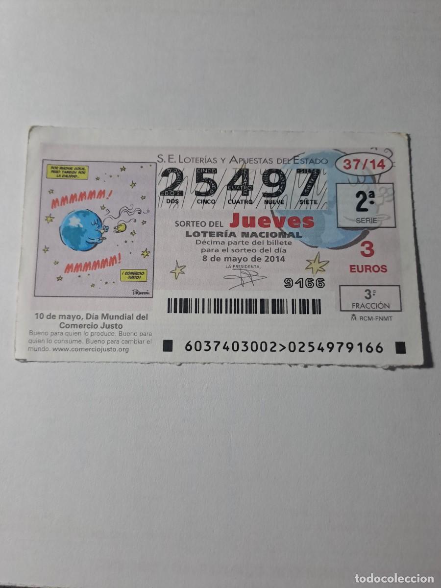 Nationale spanische Lotterie: Loteria Nacional Jueves 08 05 2014