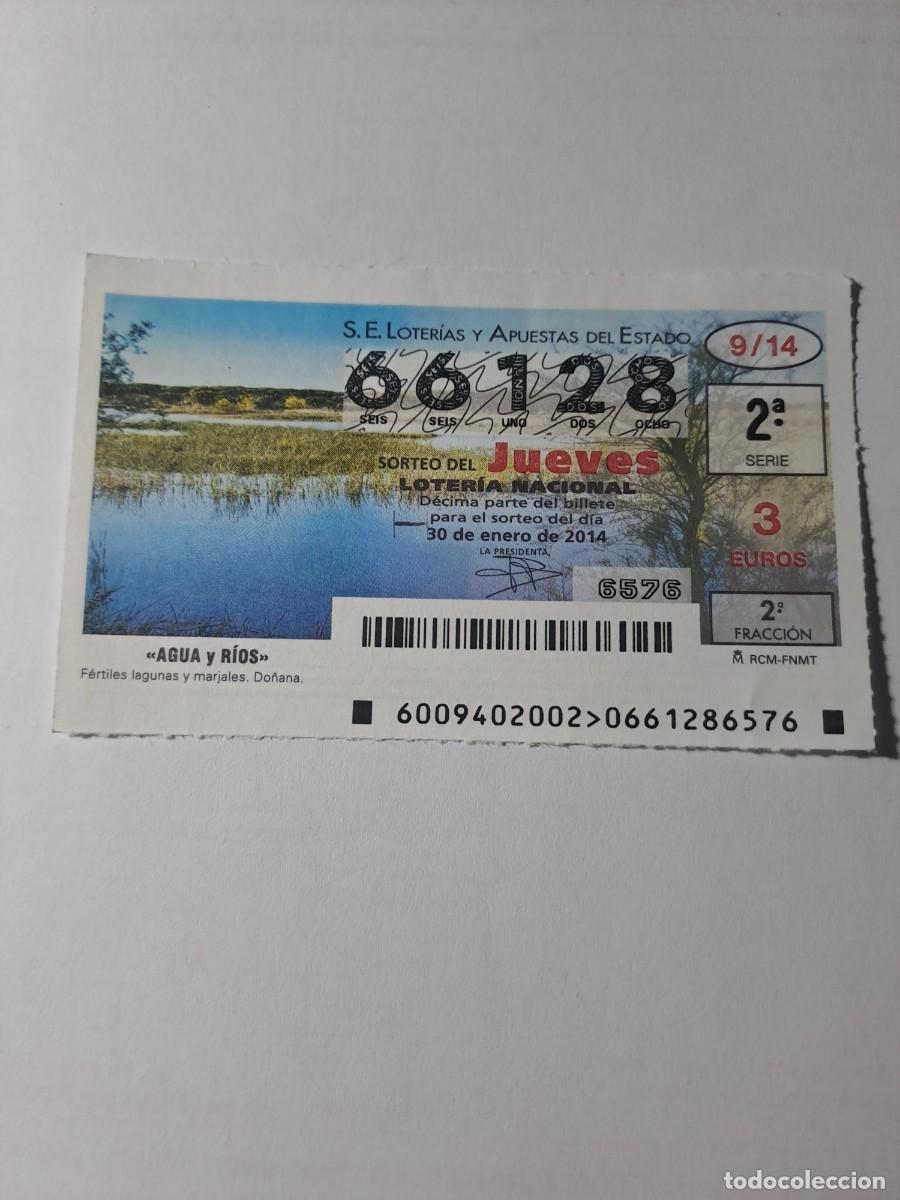 Nationale spanische Lotterie: Loteria Nacional Jueves 30 01 2014