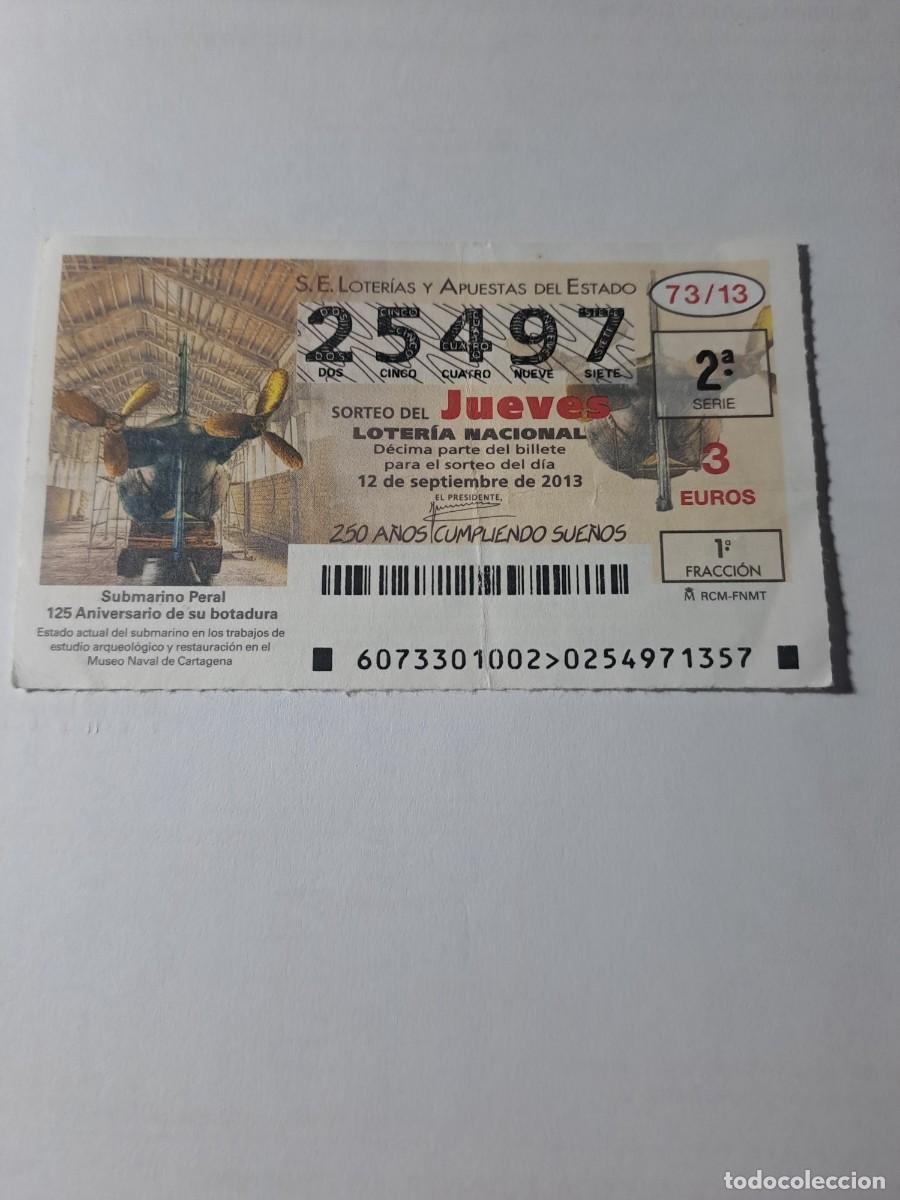 Nationale spanische Lotterie: Loteria Nacional Jueves 12 09 2013