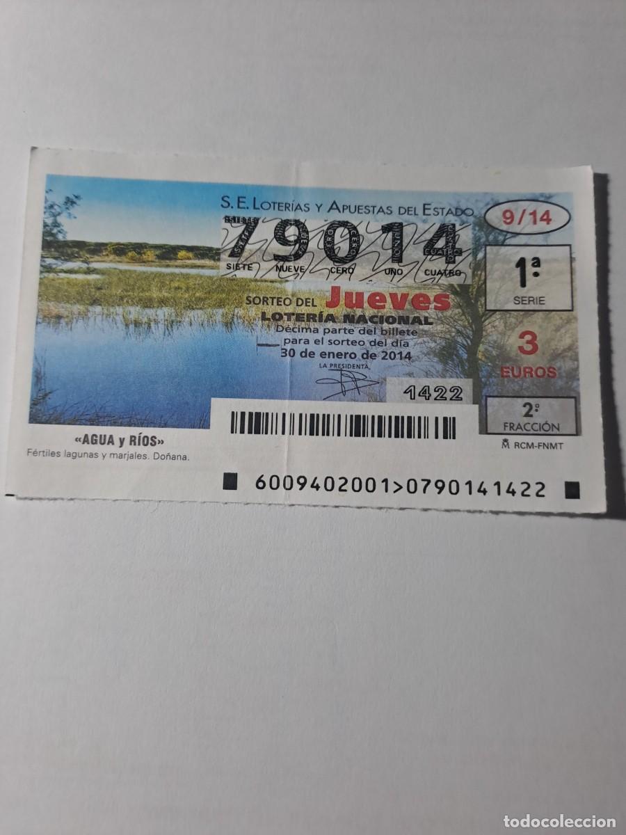 Nationale spanische Lotterie: Loteria Nacional Jueves 30 01 2014