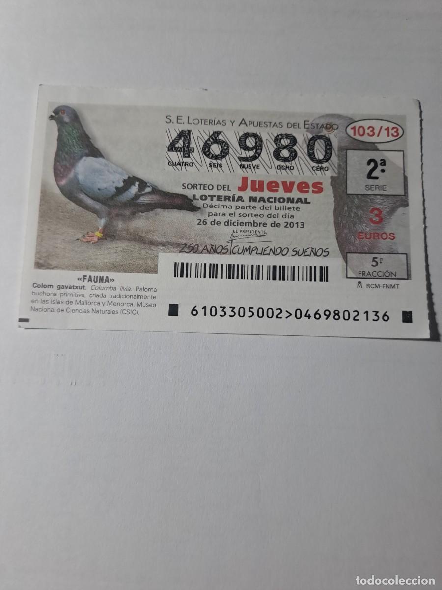 Nationale spanische Lotterie: Loteria Nacional Jueves 26 12 2013