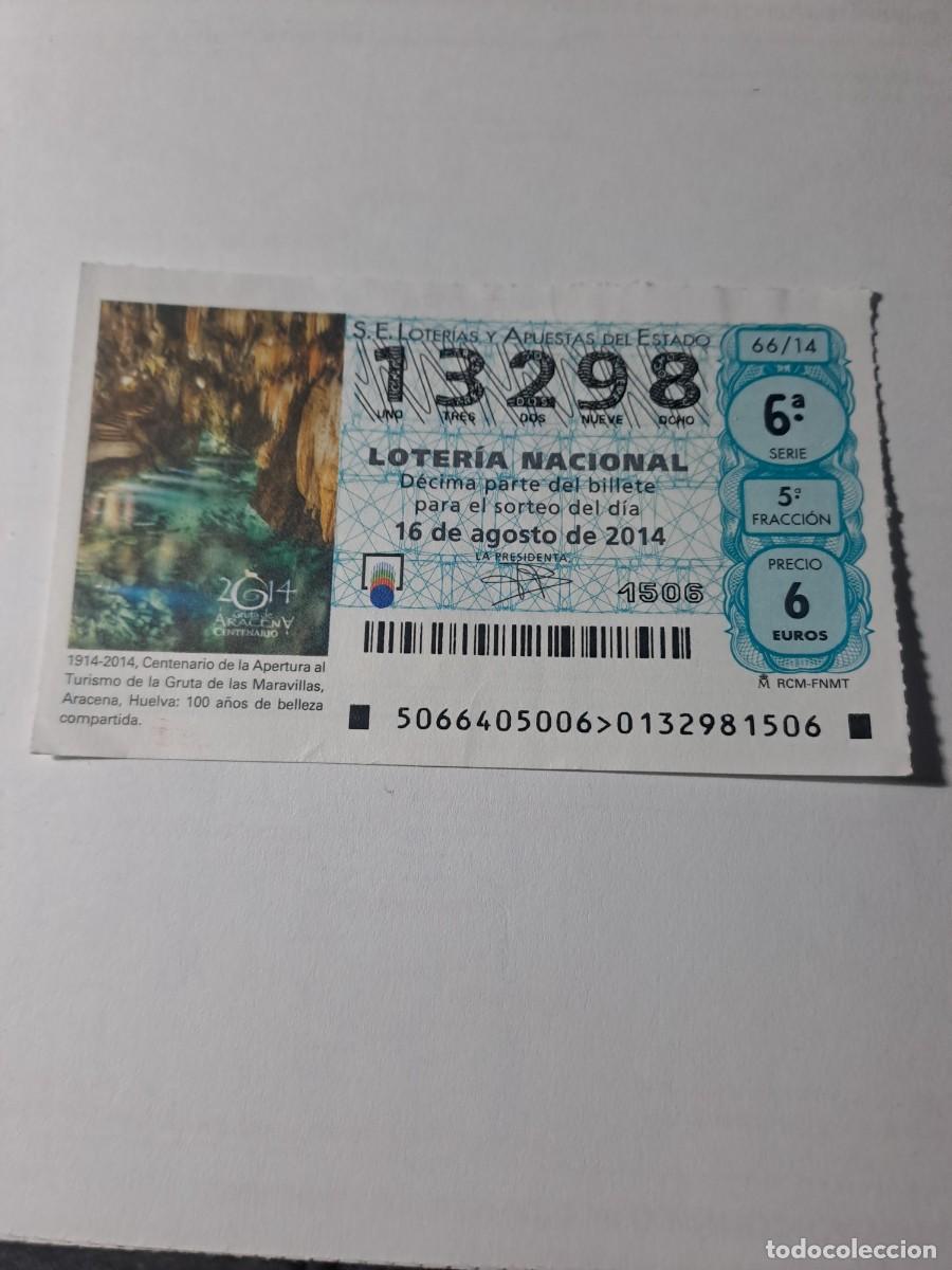 Nationale spanische Lotterie: Loteria Nacional 16 08 2014