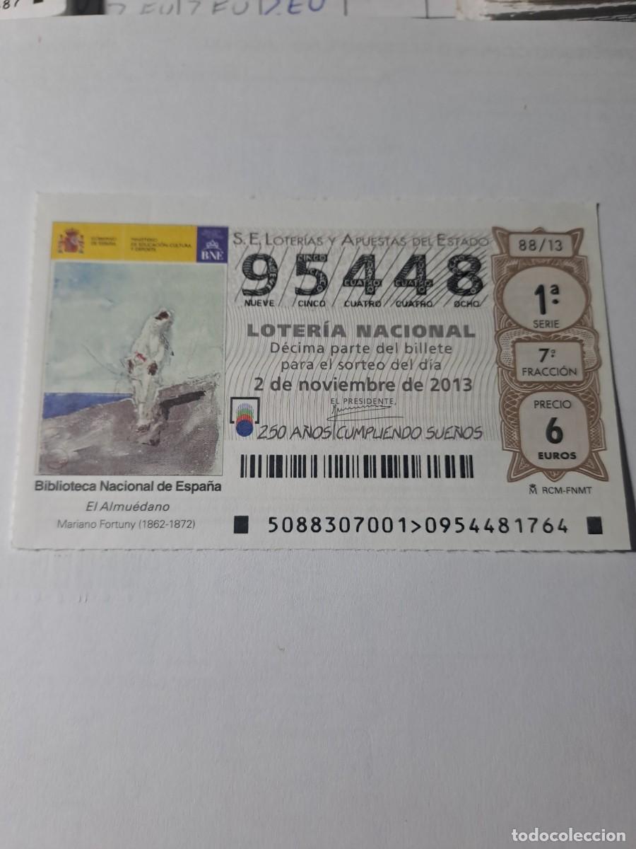 Nationale spanische Lotterie: Loteria Nacional 02 11 2013