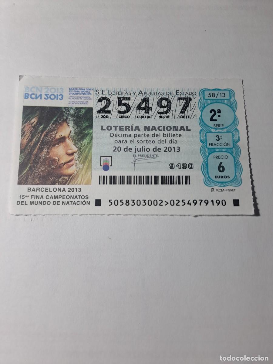 Nationale spanische Lotterie: Loteria Nacional 20 07 2013