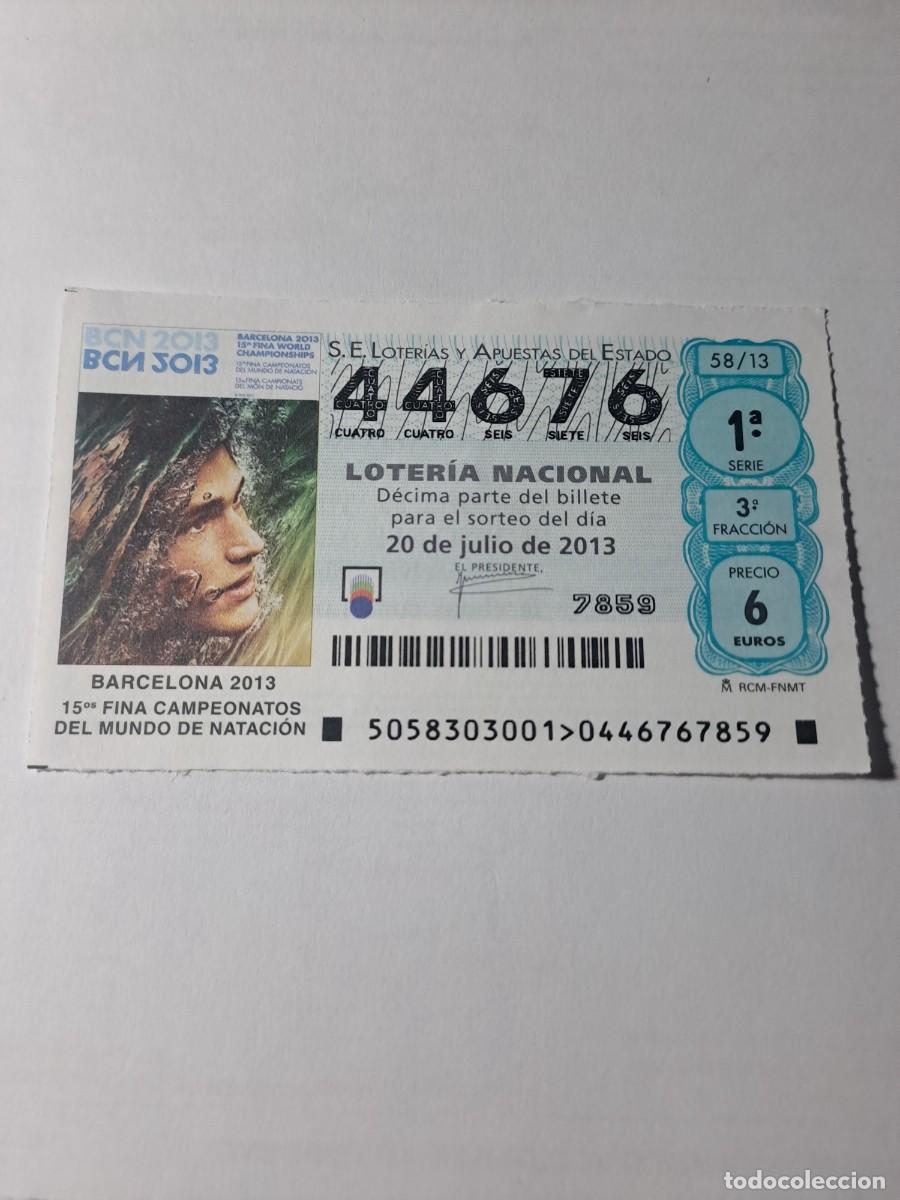 Nationale spanische Lotterie: Loteria Nacional 20 07 2013