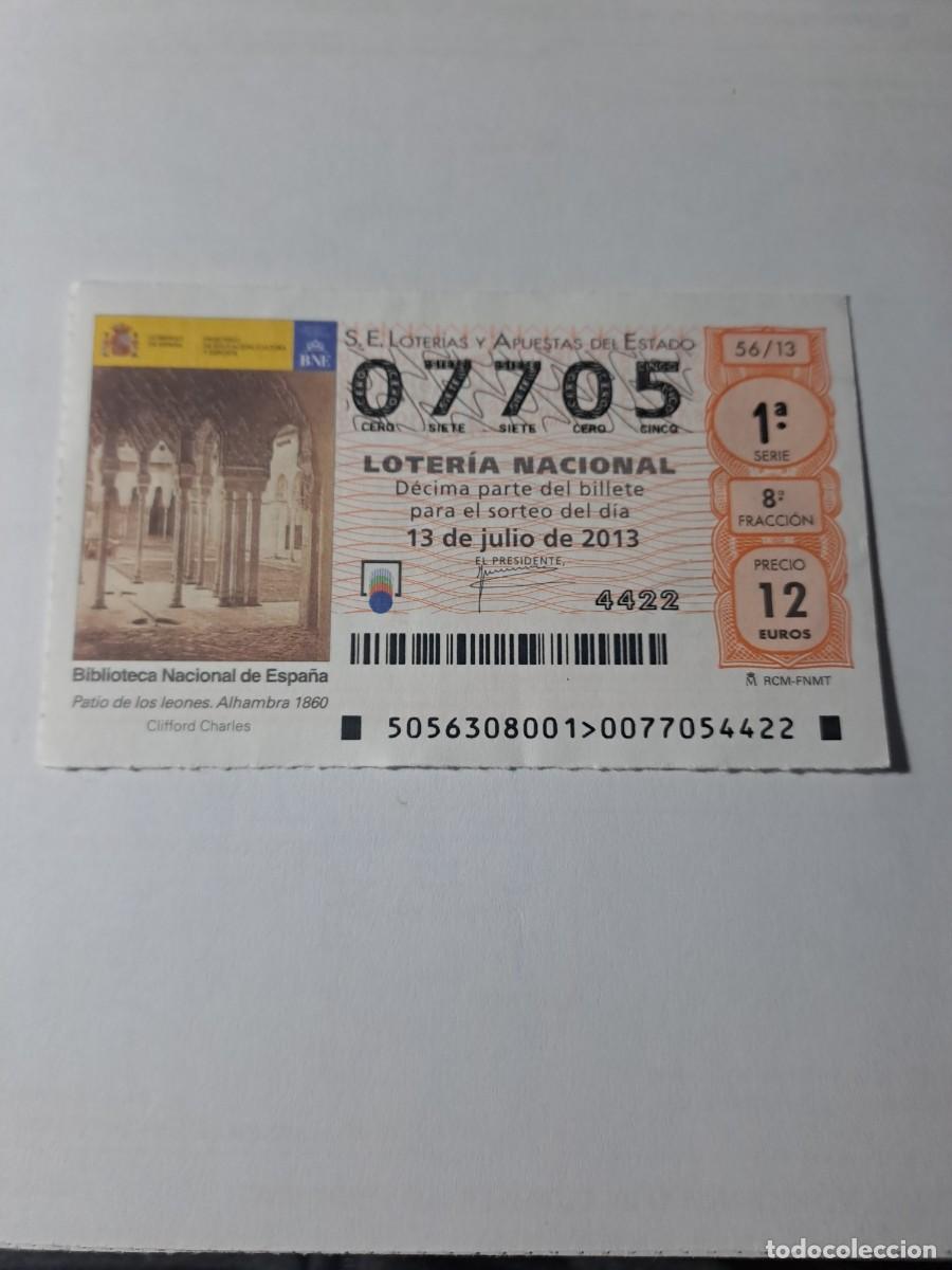 Nationale spanische Lotterie: Loteria Nacional 13 07 2013