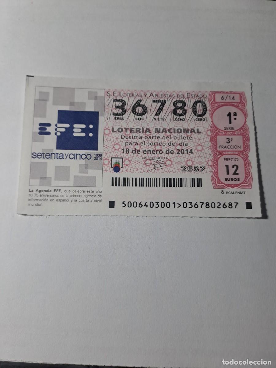 Nationale spanische Lotterie: Loteria Nacional 18 01 2014