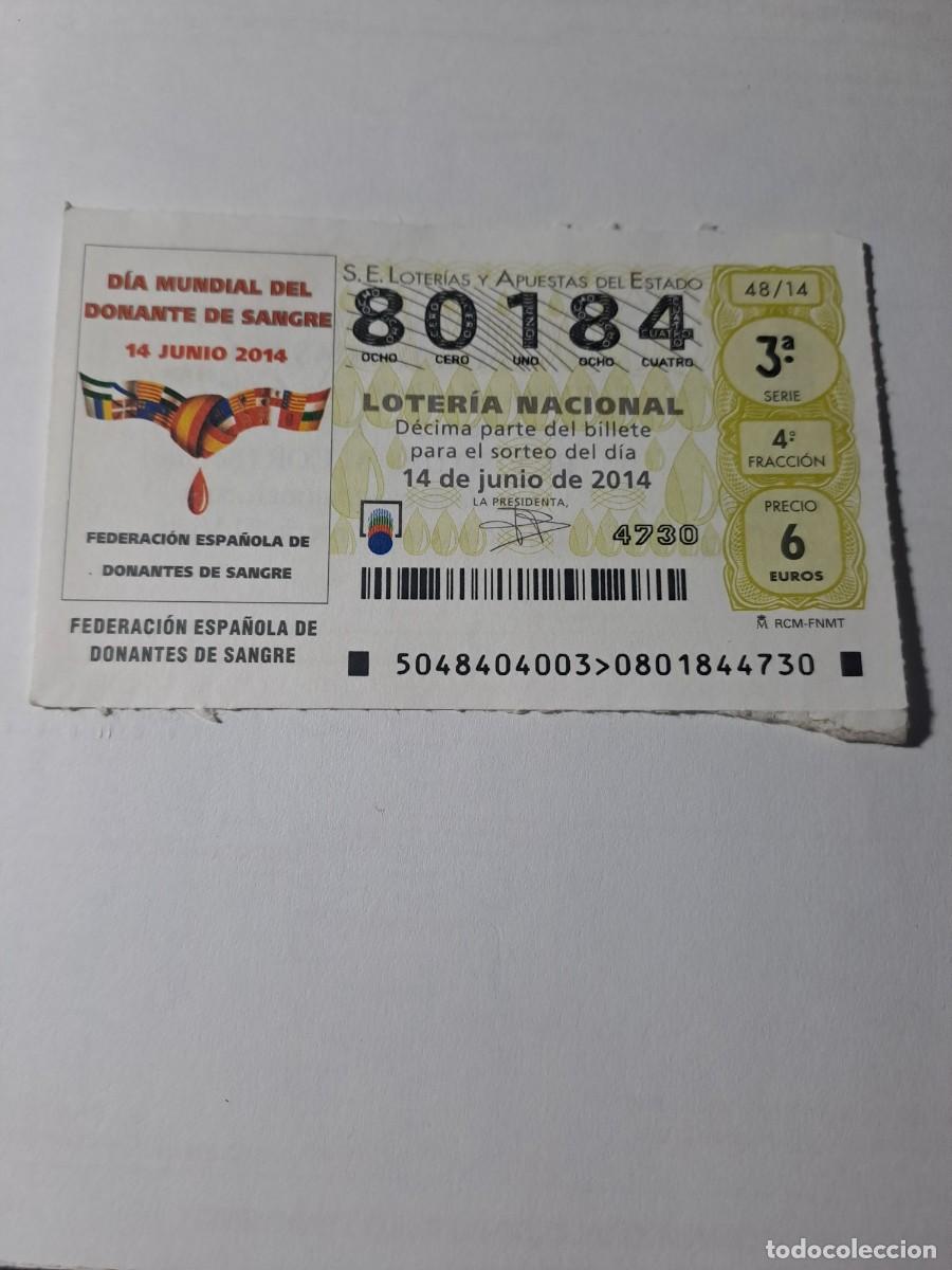 National Spanish Lottery: Loteria Nacional 14 06 2014