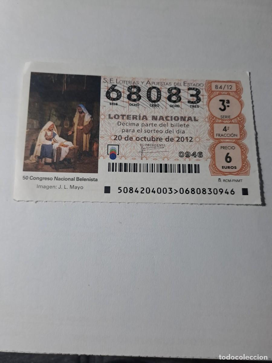 National Spanish Lottery: Loteria Nacional 20 10 2012