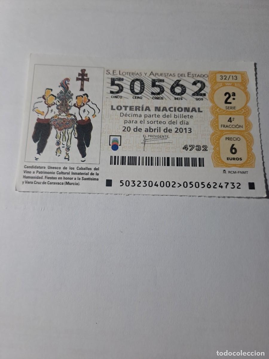 National Spanish Lottery: Loteria Nacional 20 04 2013