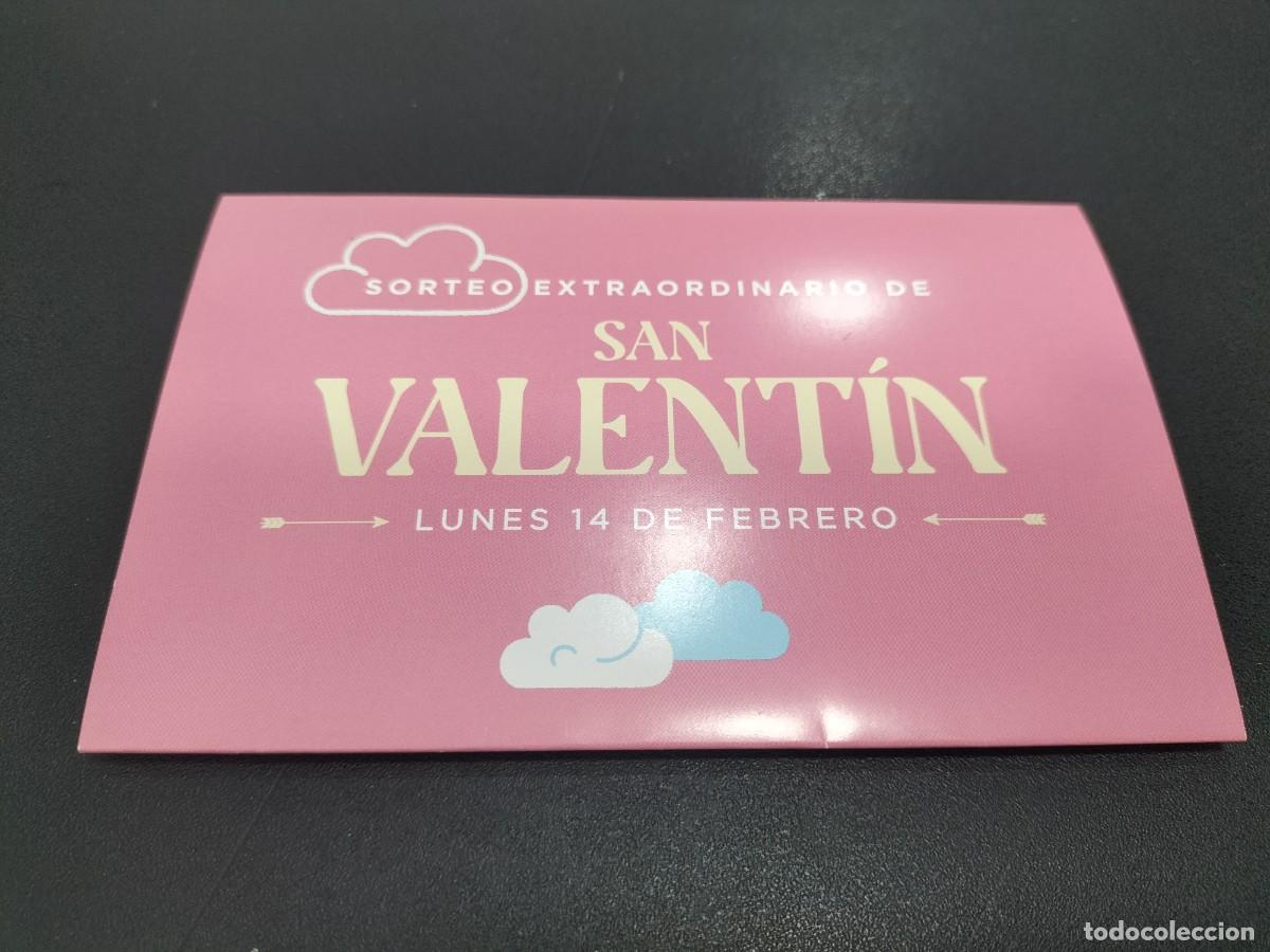 Nationale spanische Lotterie: SOBRE ESPECIAL LOTERIA SORTEO SAN VALENTIN 14 FEBRERO 2024