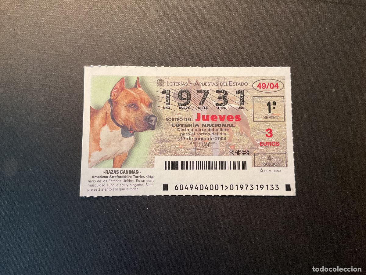 Nationale spanische Lotterie: DECIMO LOTERIA JUEVES N&ordm; 19731 SORTEO 49 A&Ntilde;O 2004