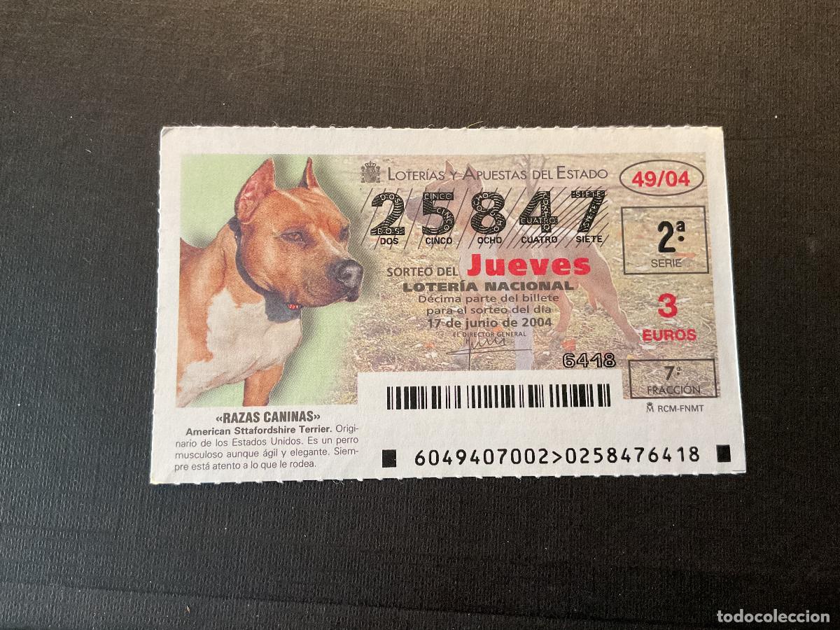 Nationale spanische Lotterie: DECIMO LOTERIA JUEVES N&ordm; 25847 SORTEO 49 A&Ntilde;O 2004