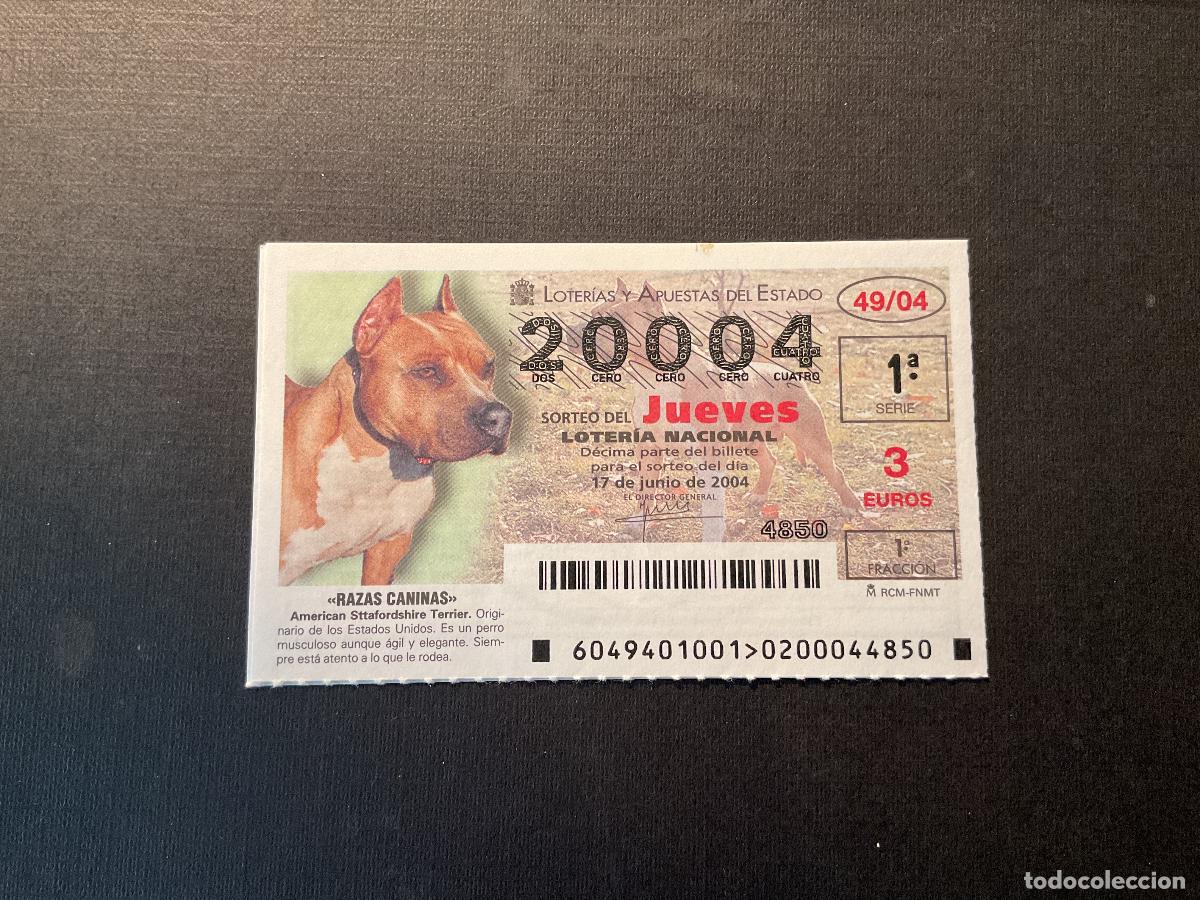 Nationale spanische Lotterie: DECIMO LOTERIA JUEVES N&ordm; 20004 SORTEO 49 A&Ntilde;O 2004