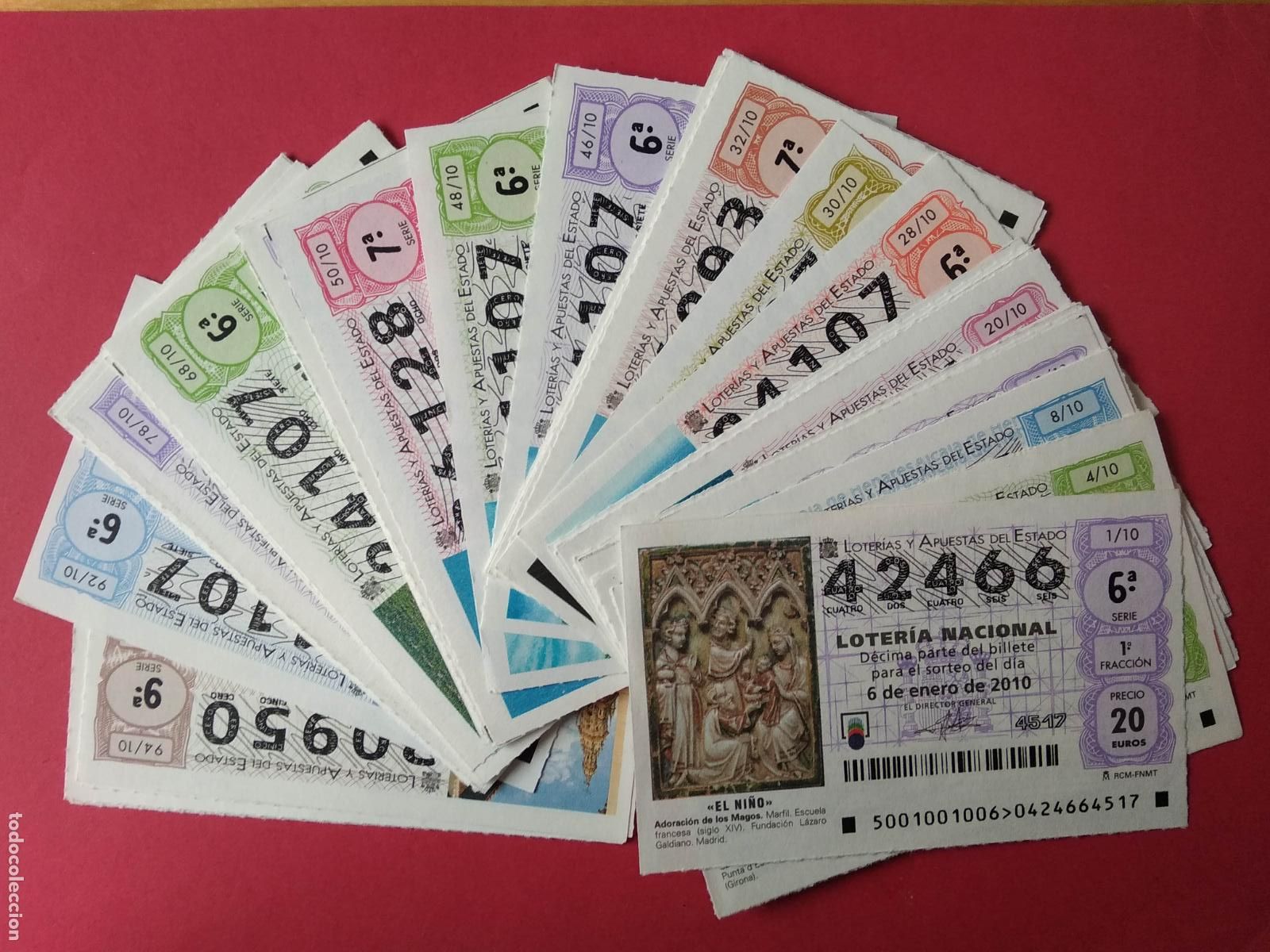 Lotaria Nacional: LOTERIA NACIONAL A&Ntilde;O 2010 COMPLETO DE LOS SABADOS
