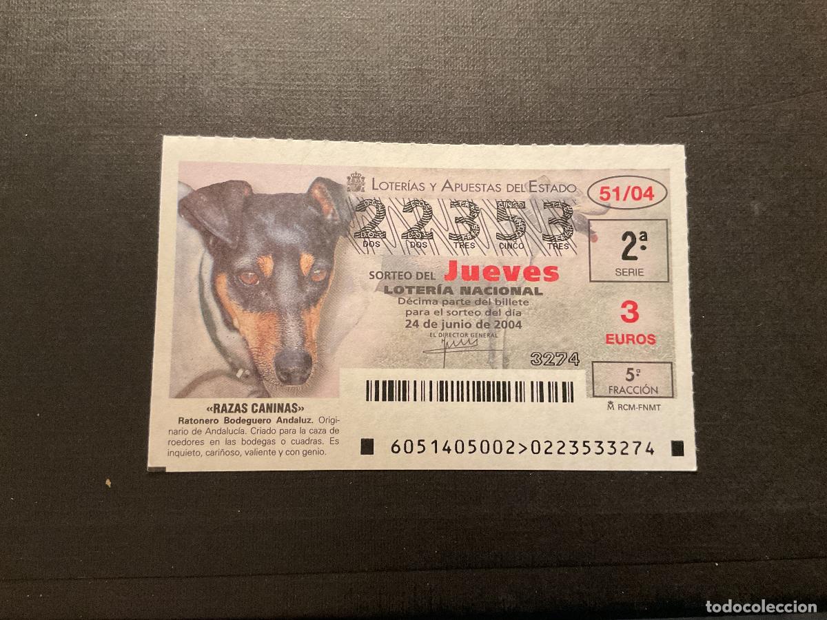 Lotaria Nacional: DECIMO LOTERIA JUEVES N&ordm; 22353 SORTEO 51 A&Ntilde;O 2004