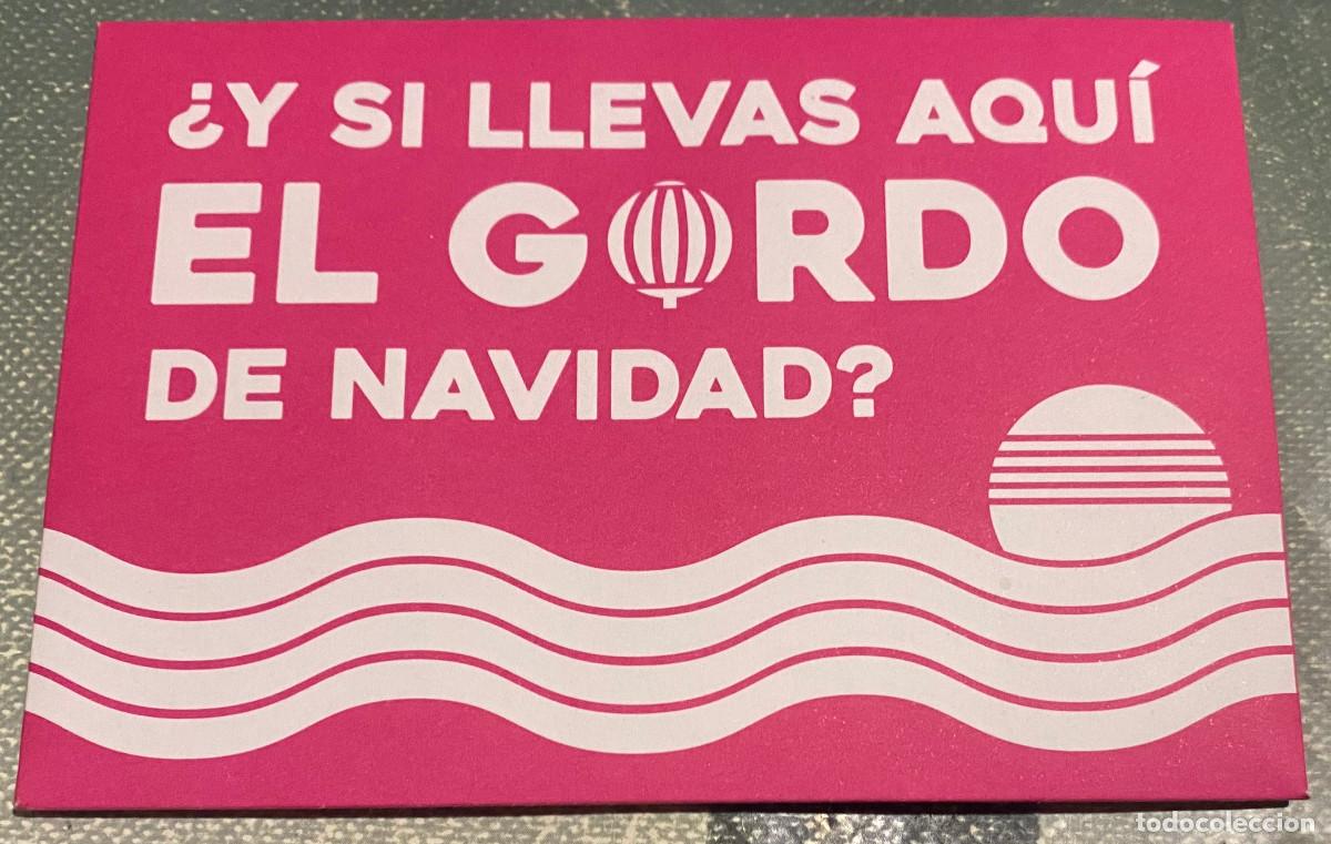 Loterie Nationale: Carpetita o sobre promocional para guardar d&eacute;cimo de Loter&iacute;a de Navidad del a&ntilde;o 2024. Nueva.