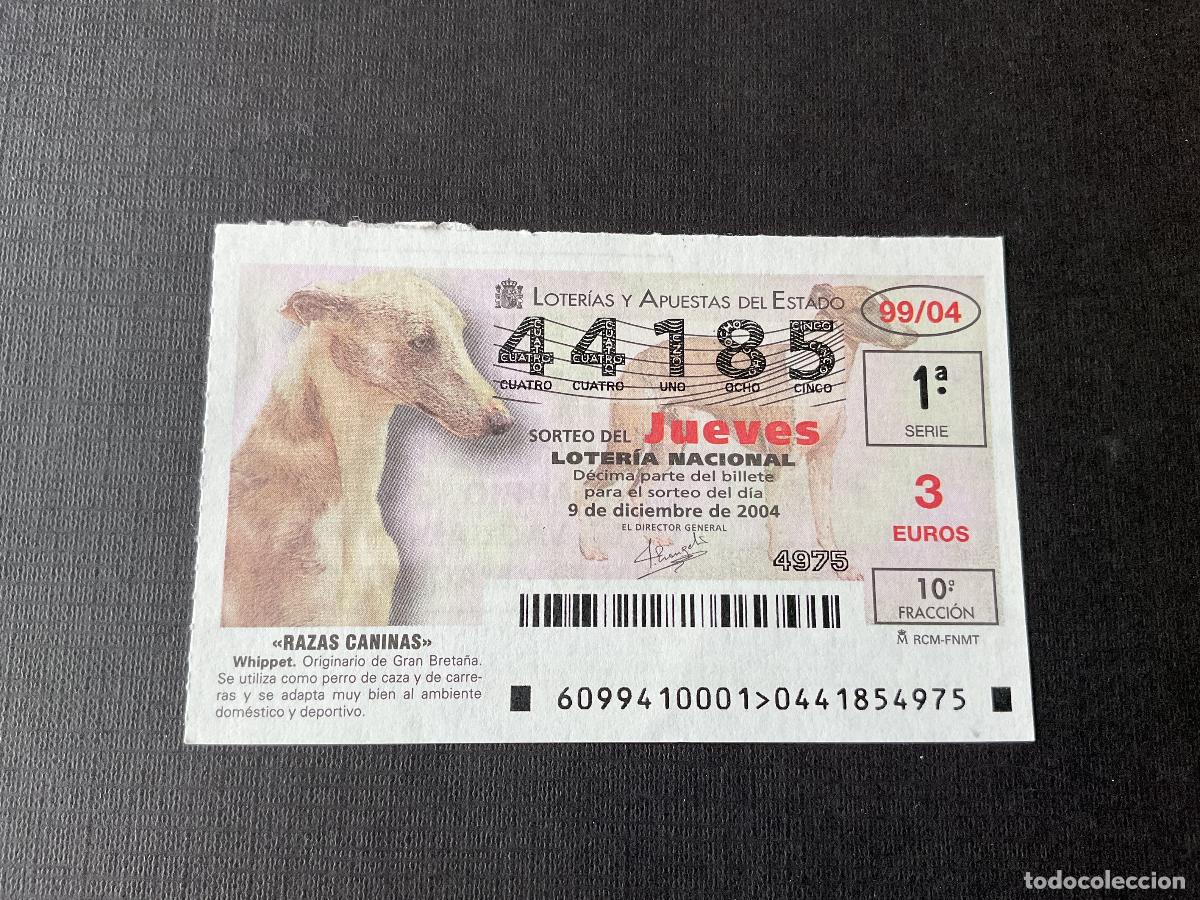 Loterie Nationale: DECIMO LOTERIA JUEVES N&ordm; 44185 SORTEO N&ordm; 99 A&Ntilde;O 2004