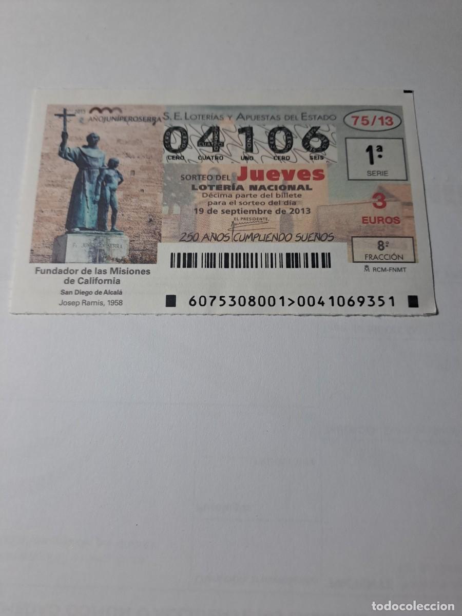 Lotaria Nacional: Loteria Nacional Jueves 19 09 2013