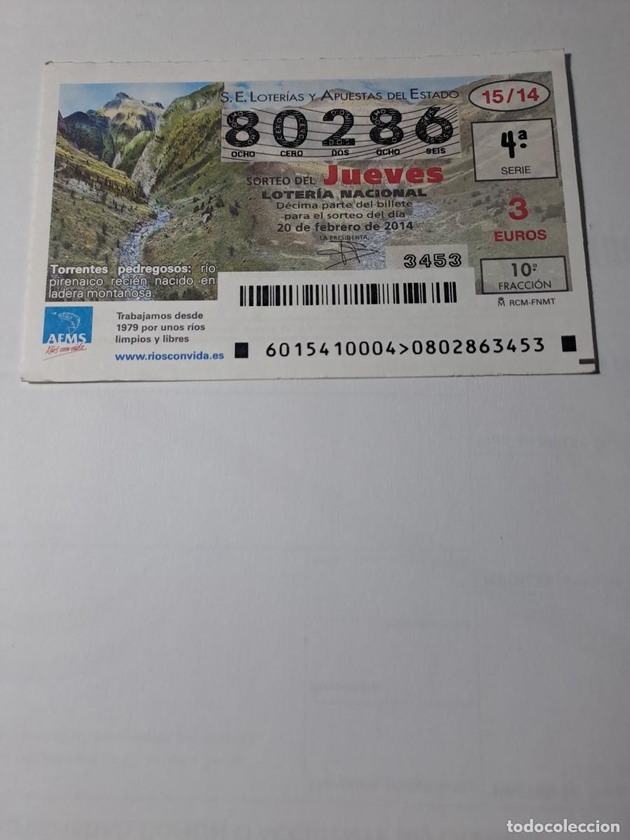 National Spanish Lottery: Loteria Nacional Jueves 20 02 2014