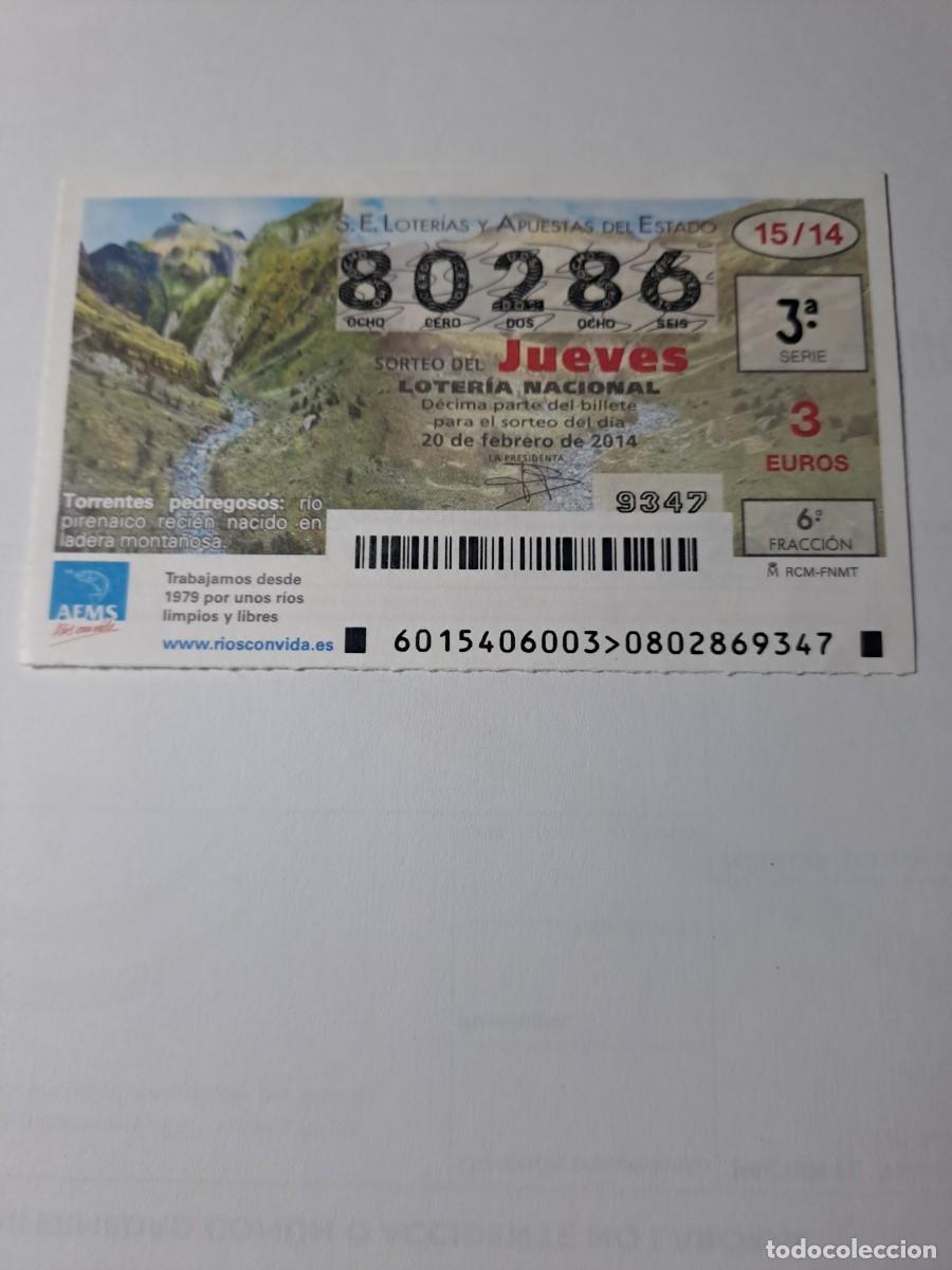 National Spanish Lottery: Loteria Nacional Jueves 20 02 2014