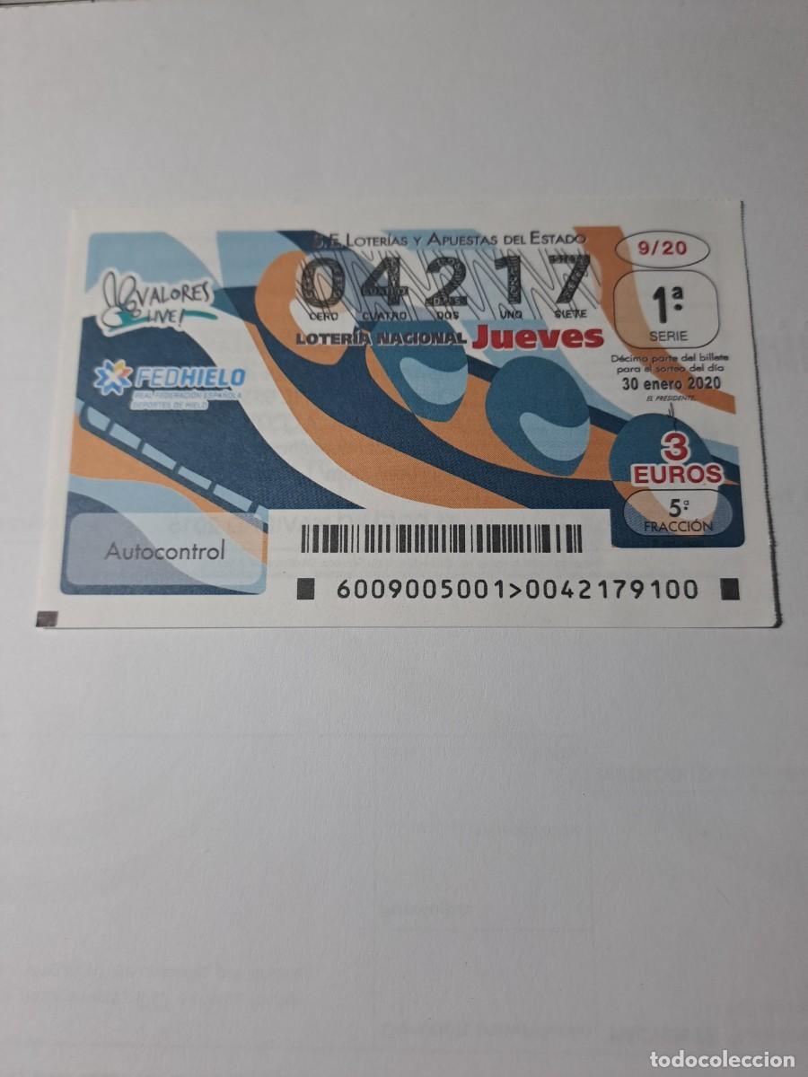 National Spanish Lottery: Loteria Nacional Jueves 30 01 2020