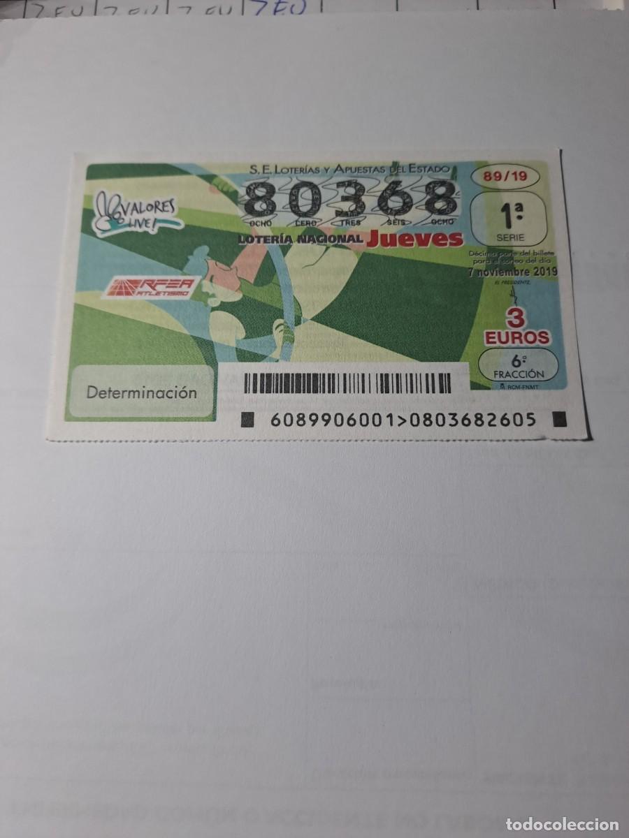 National Spanish Lottery: Loteria Nacional Jueves 07 11 2019