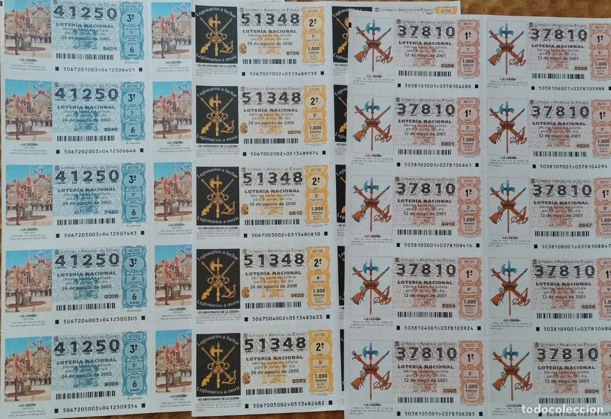 National Spanish Lottery: Loter&iacute;a nacional a&ntilde;o 2000 ,2001, 2002,