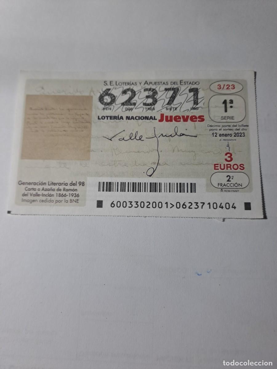 National Spanish Lottery: Loteria Nacional Jueves 12 01 2023