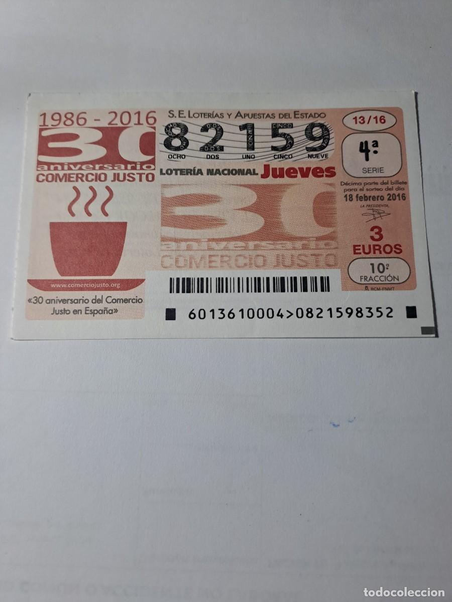 National Spanish Lottery: Loteria Nacional Jueves 18 02 2016